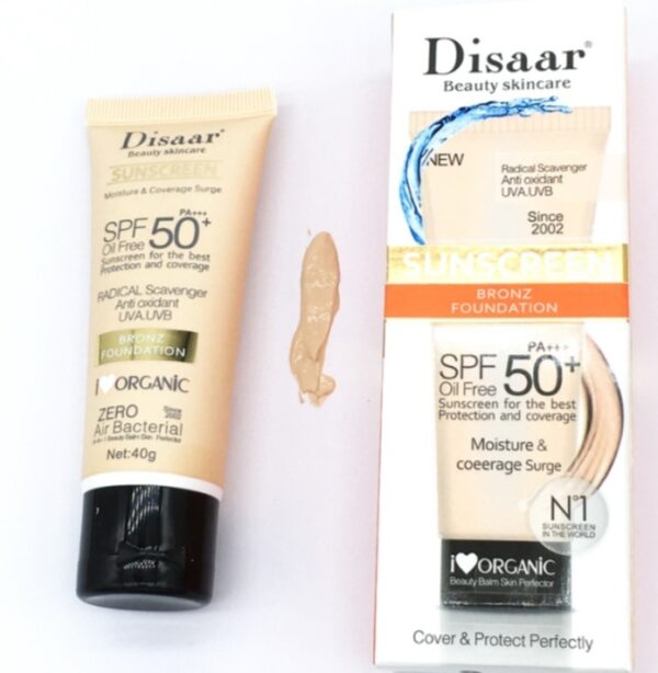 Protector Solar Disaar SPF 50 con Color - Imagen 2