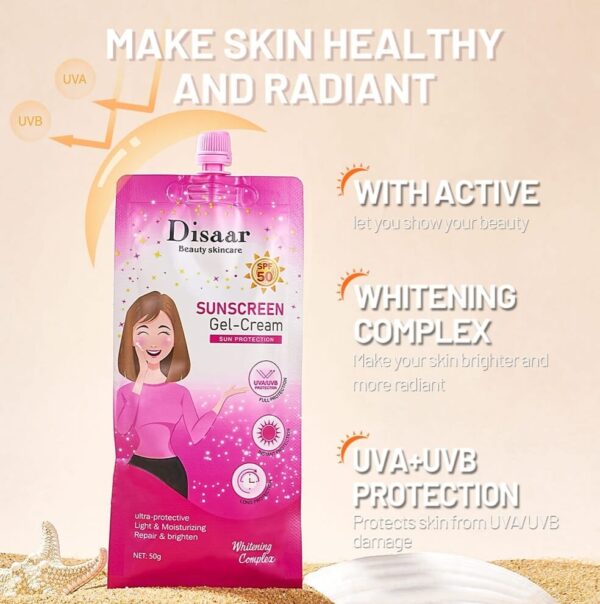 Protector Solar Gel-Crema Disaar - Imagen 2