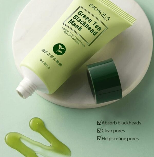 Mascarilla con Té Verde para Puntos Negros Bioaqua - Imagen 2
